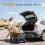 Outdoor Cargo 108*55*89 cm Metal 1 Piece Folding Wagon Dark Grey Foldable for Easy Storage