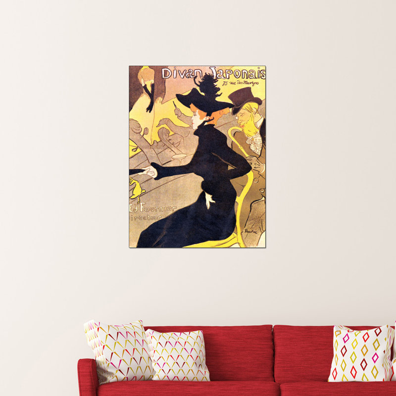 Henri De Toulouse-Lautrec - Wrapped Canvas Print, 80cm H x 60cm W x 1.8cm D