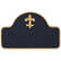 Fleur de Lis 1-Line Wall Address Plaque
