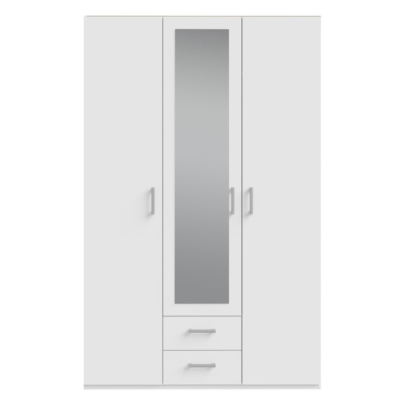 Sugata Manufactured Wood Wardrobe, White