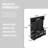 Modern Hall Tree With Metal Hooks & Shoe Storage Multifunctional Entryway Organizer-565850212