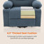 Fauteuil inclinable électrique à deux moteurs surdimensionné Clarie de 34,6 po de large Clarie-1693351805