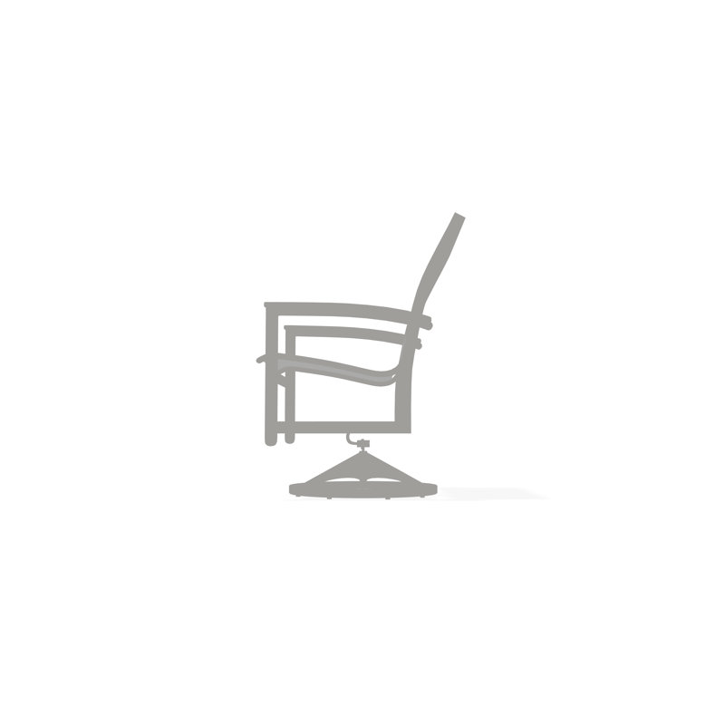Bazza Outdoor Dining Chair, Snow, White 6D Sunbrella®