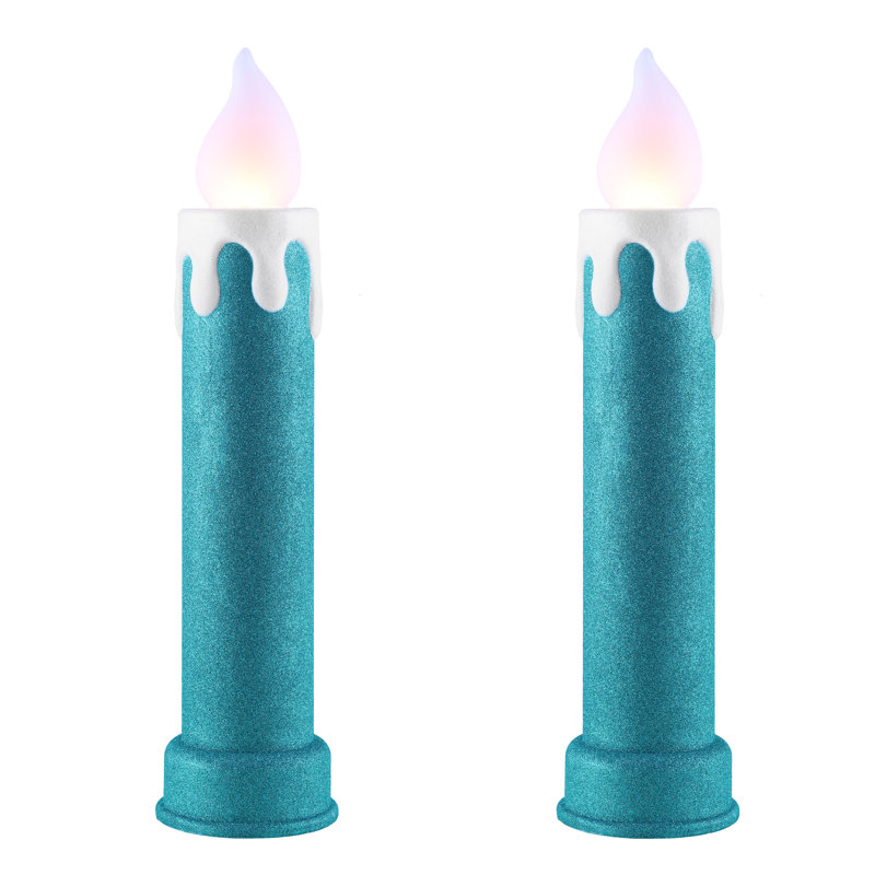 Bougies d'extérieur 24 po, Bleu