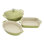 Staub Ceramic 4-Pc Baking Pans Set, Casserole Dish With Lid, Brownie Pan, Citron