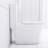 White Toilet With Comfortable Elongated Bowl And Soft-Close Feature Contemporary Ultra-Quiet Flush Seat-125665393