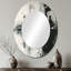 Black Grey Monochrome Petrochemical Panorama Oil Rigs - Architecture Oval Decorative Mirror On Metal-2111105051