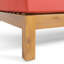 Ensemble de banc de coin en X avec table basse pour le jardin