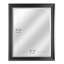 Miroir mural biseauté noir pour meuble-lavabo Willhoite-1243071426