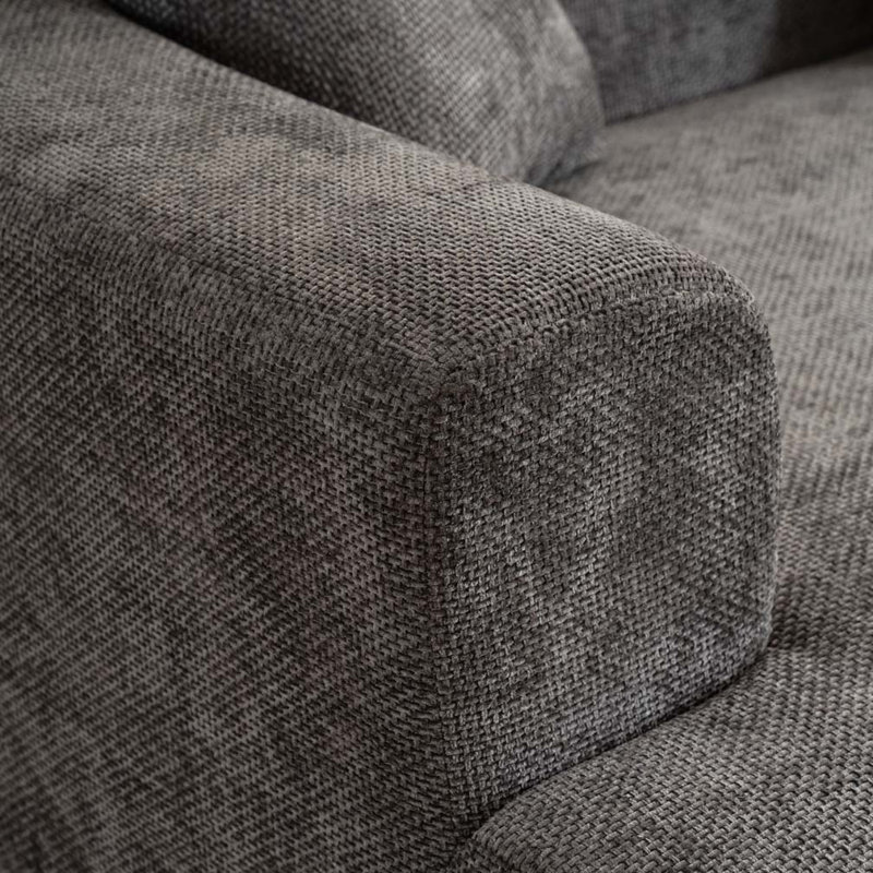 Canapé en chenille, Gris