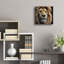 «Lion Portrait» par Rey Klimt, art mural en verre acrylique-937413878