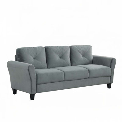Velvet 3-Seat Sofa