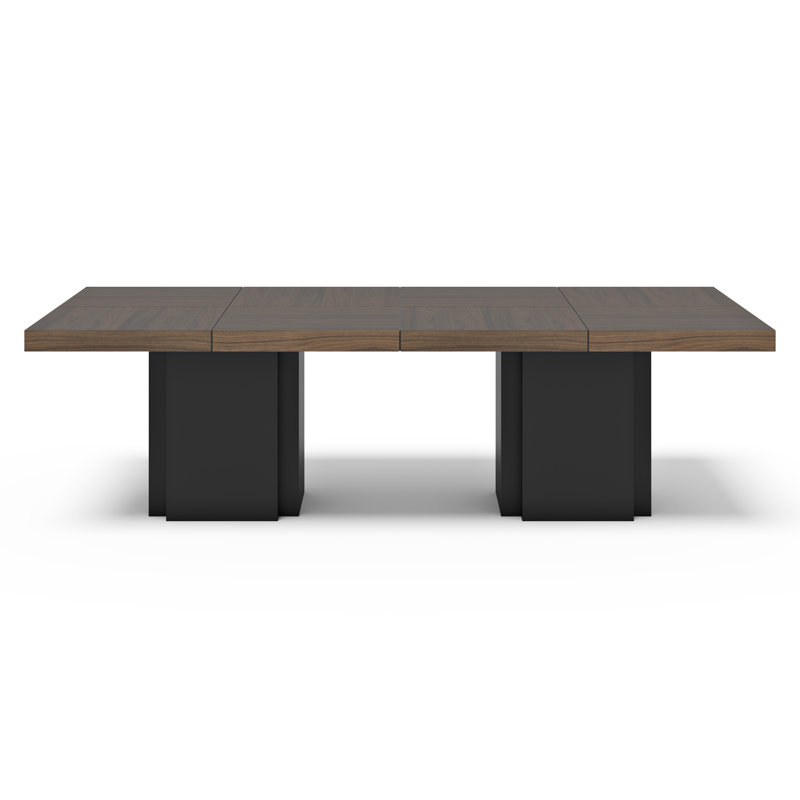 Laubestein Rectangular Dining Table, Brown/Black