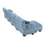 Combinaison libre, canapé modulaire modulaire, canapé en forme de L pour le salon, canapé confortable à 4 places avec repose-pieds convertible,-120670454