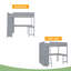 Lit mezzanine double avec bureau et tablette-1273042596