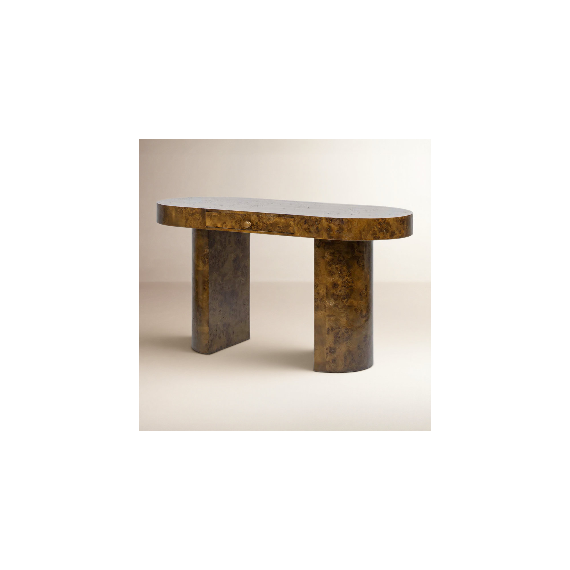Hurston Computer Desk, Dark Brown