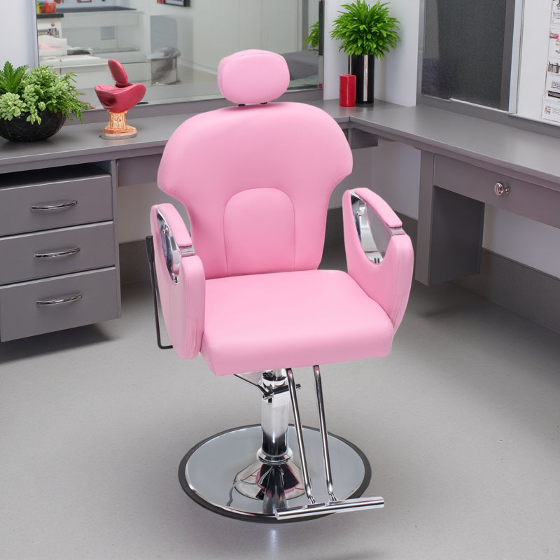 Fauteuil de coiffeur Barber, Rose