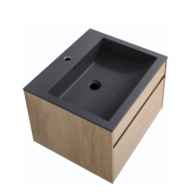 Ensemble de meuble-lavabo mural simple 24 po Artem