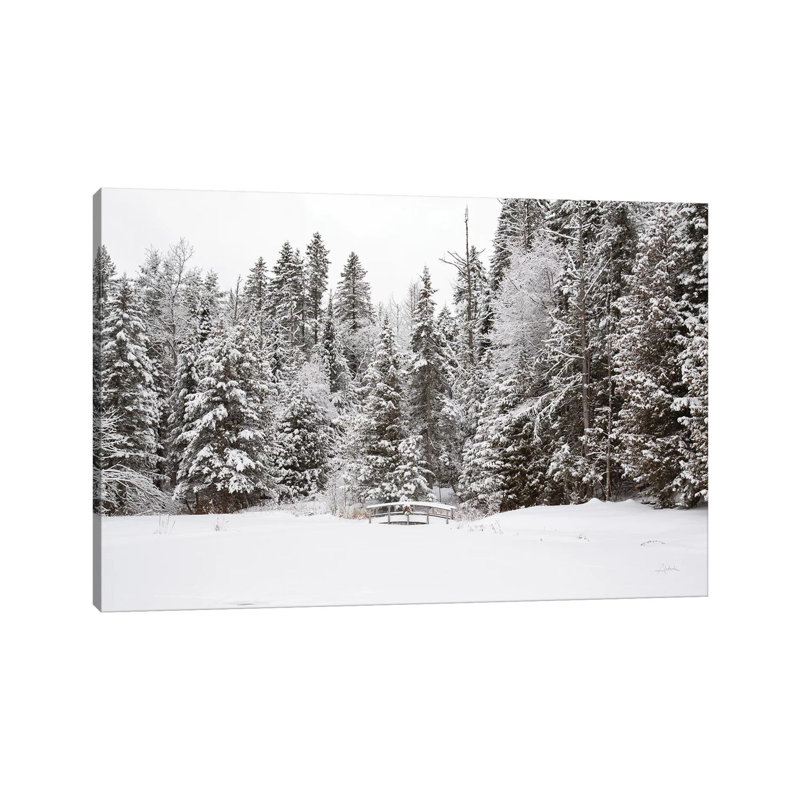 Over The Bridge by Aledanda - Wrapped Canvas Print, 20.32 cm H x 30.48 cm W