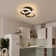 Verbrande 2-Light 25cm LED Integrated Semi Flush Mount