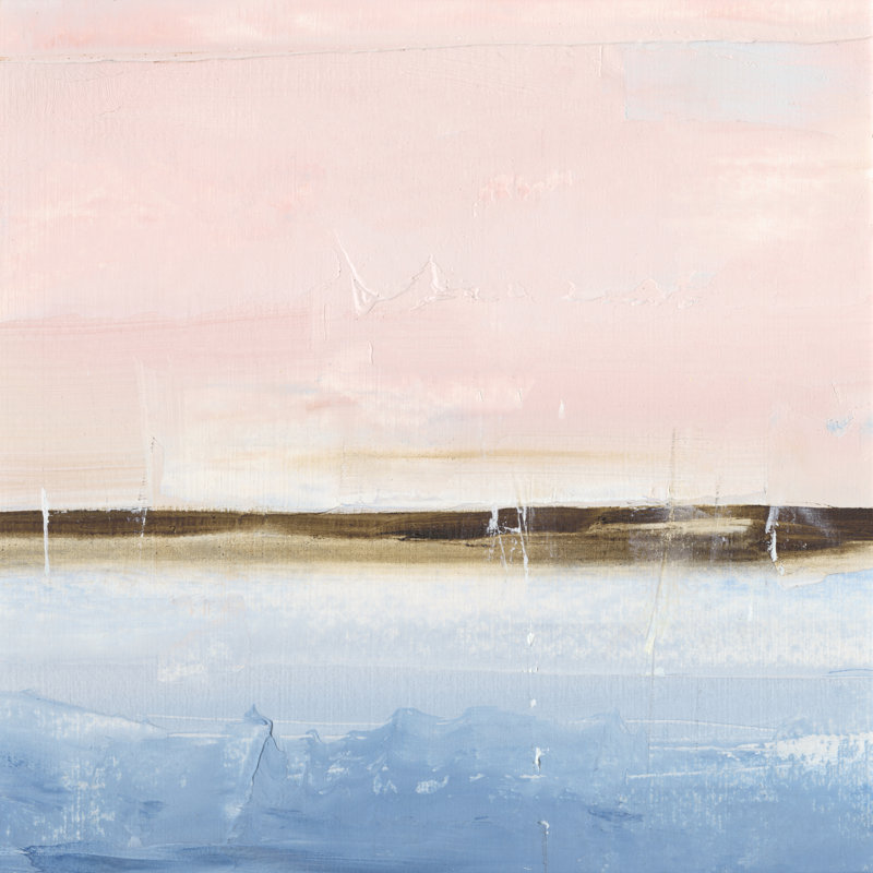 Pink Sands II by Ethan Harper - Wrapped Canvas Painting, 30cm H x 30cm W