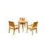 Maldives Outdoor 4 - Piece Teak Dining Set-920675612