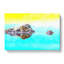 Peering Crocodile - Wrapped Canvas-56631967