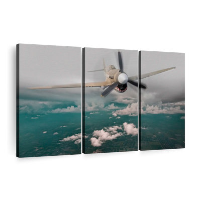 «Curtiss P 40 Warhawk» - 3 pièces