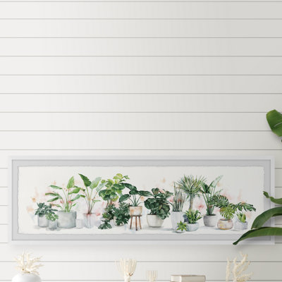 " Tropical Houseplants " Painting Print