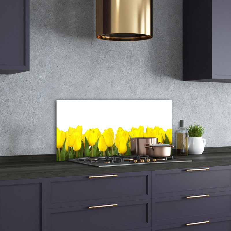 50cm W x 100cm L Glass Peel and Stick Panel