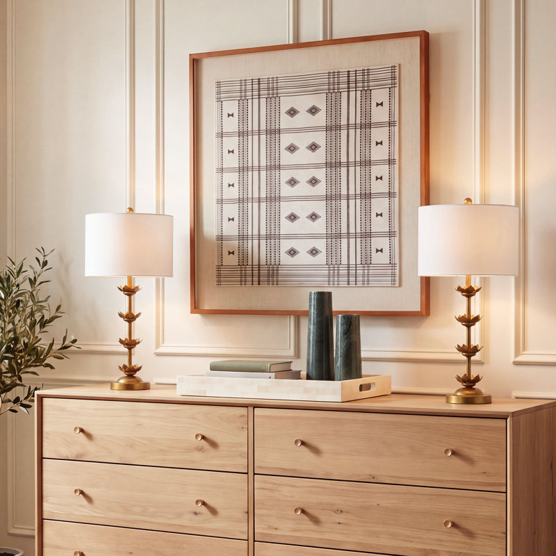 Ilkeston Metal Table Lamp, White