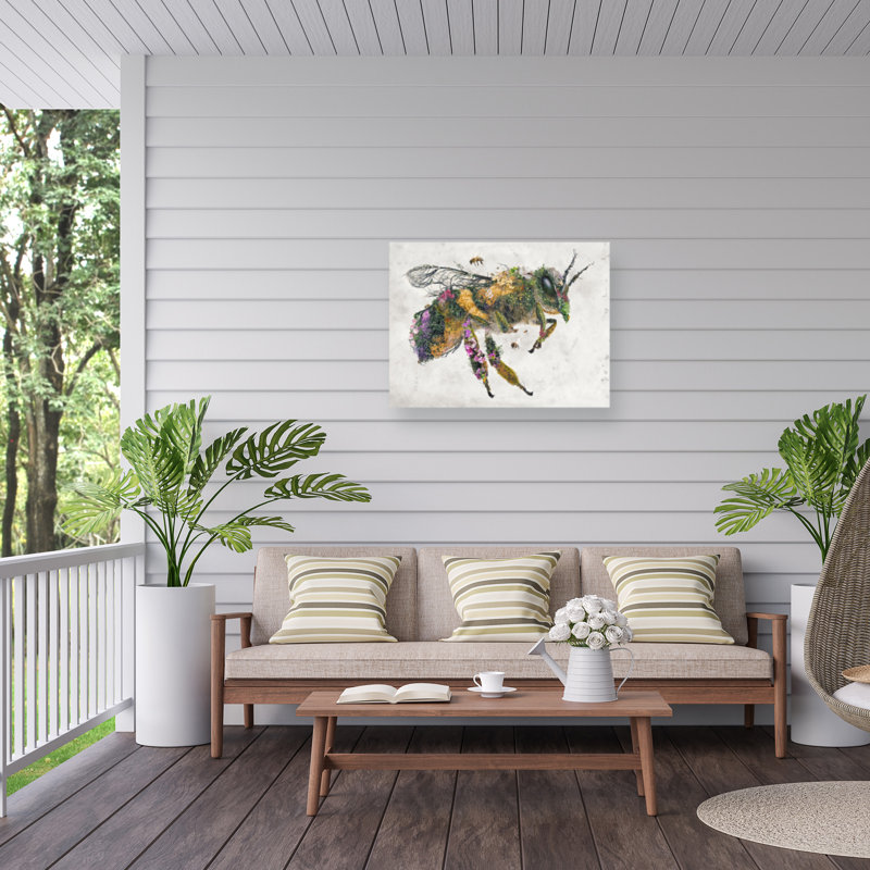 Toile d'extérieur Barrett Biggers Honeybee, H 14 po x l 19 po
