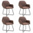Dining Chairs Upholstered Chair with Metal Legs for Living Room-488223573-427850989