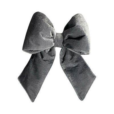 12" x 15" Velvet Christmas Bow