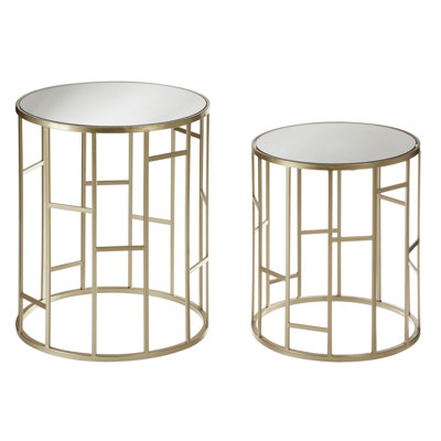Lizeth Frame Side Table Set