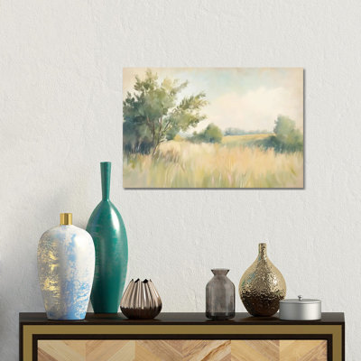 Summer Green 1 Piece Wall Art on Canvas