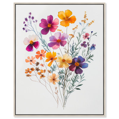 Aquarelle, fleurs sauvages, art floral délicat par Art Remedy