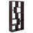 8-shelf Cappuccino Geometric Bookcase-2002462372