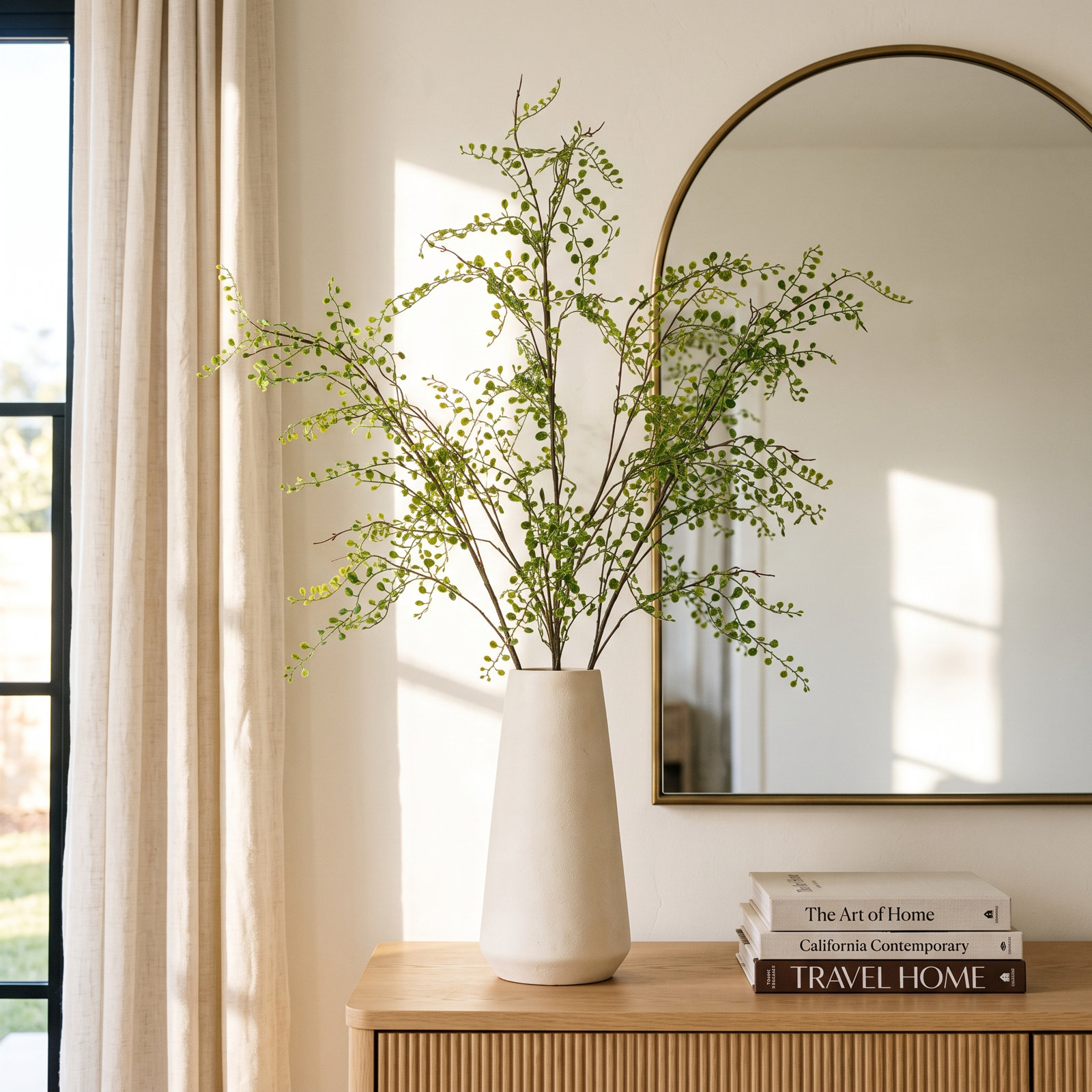 Faux Leaf Floral Stems
