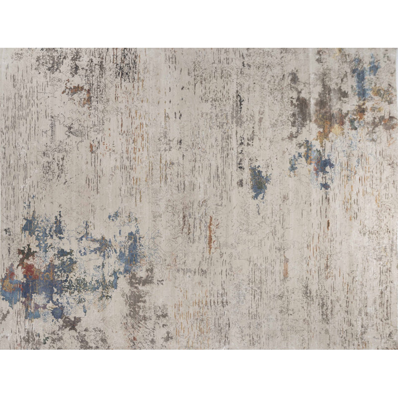 Contemporary Hand Knotted Wool Oriental Rug