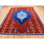 Tapis rouge en laine noué à la main 10 pi 3 po x 14 pi avec teinture naturelle 1 CFB03E988684CBF8F16DCF43088C2F0