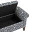 Banc de rangement avec accoudoirs roulés Wallen