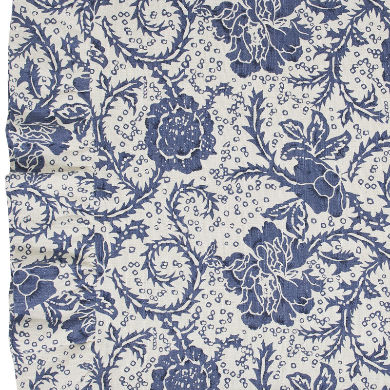 Dorset Navy Floral Standard Sham, Standard/Twin