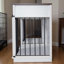 Grande cage à chien de style meuble avec 2 espaces de rangement-1355460981