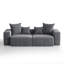2-Piece Upholstered Corduroy Modular Sectional Sofa  – Fully Compressed, No Assembly Required-1618998666