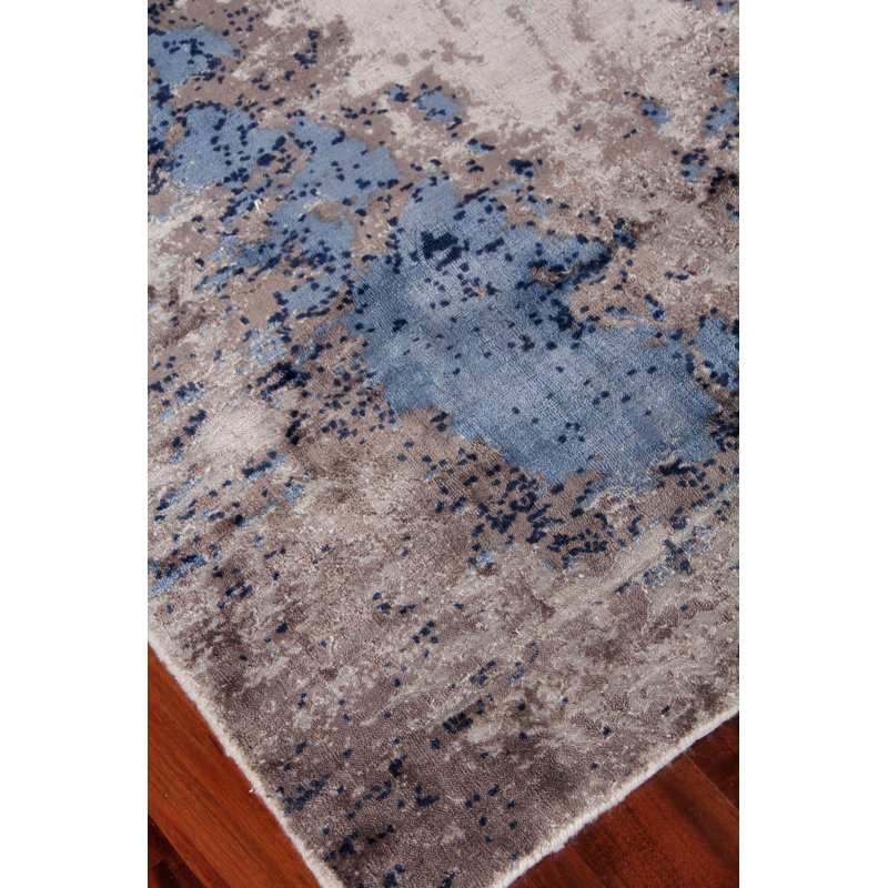 Roset Abstract Area Rug, Rectangle 5'6" x 8'6"