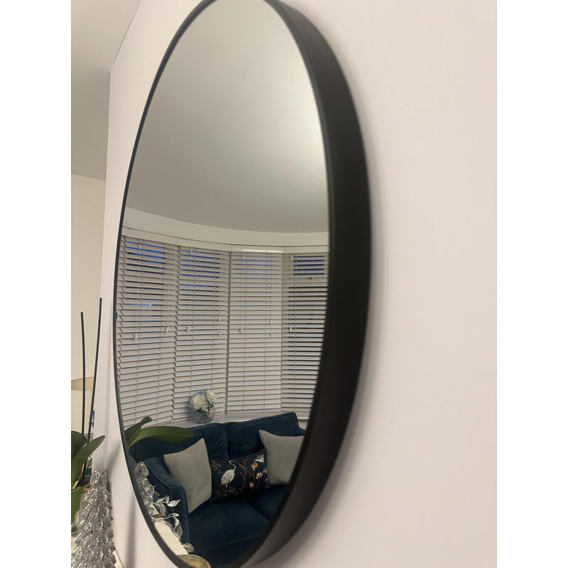 Altham Metal Round Wall Mirror, 80cm H x 80cm W