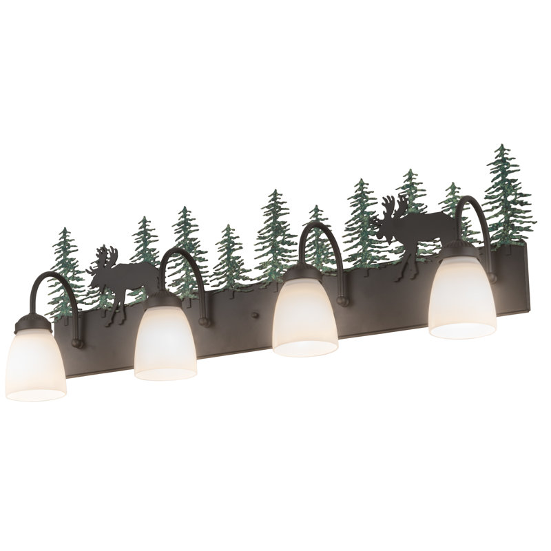 Éclairage pour salle de bain 4 lumières Wandering Moose
