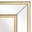 47 x 79, miroir carré doré