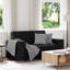 Canapé noir en similicuir vidaXL 62,99 po-8320024
